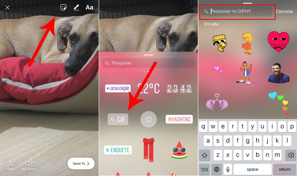 Como criar e usar GIFs e figurinhas no Instagram Stories - Canaltech